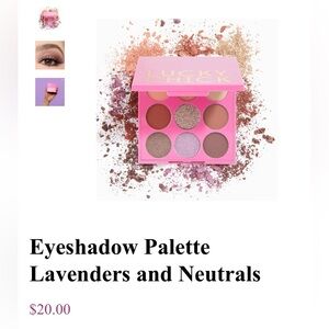 NIB Lucky Chick Daydreams Eyeshadow Palette Full Size 6g